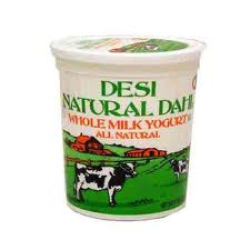 YOGURT / DAHI WHOLE MILK ALL NATURAL DESI 907 GMS / 2 LBS